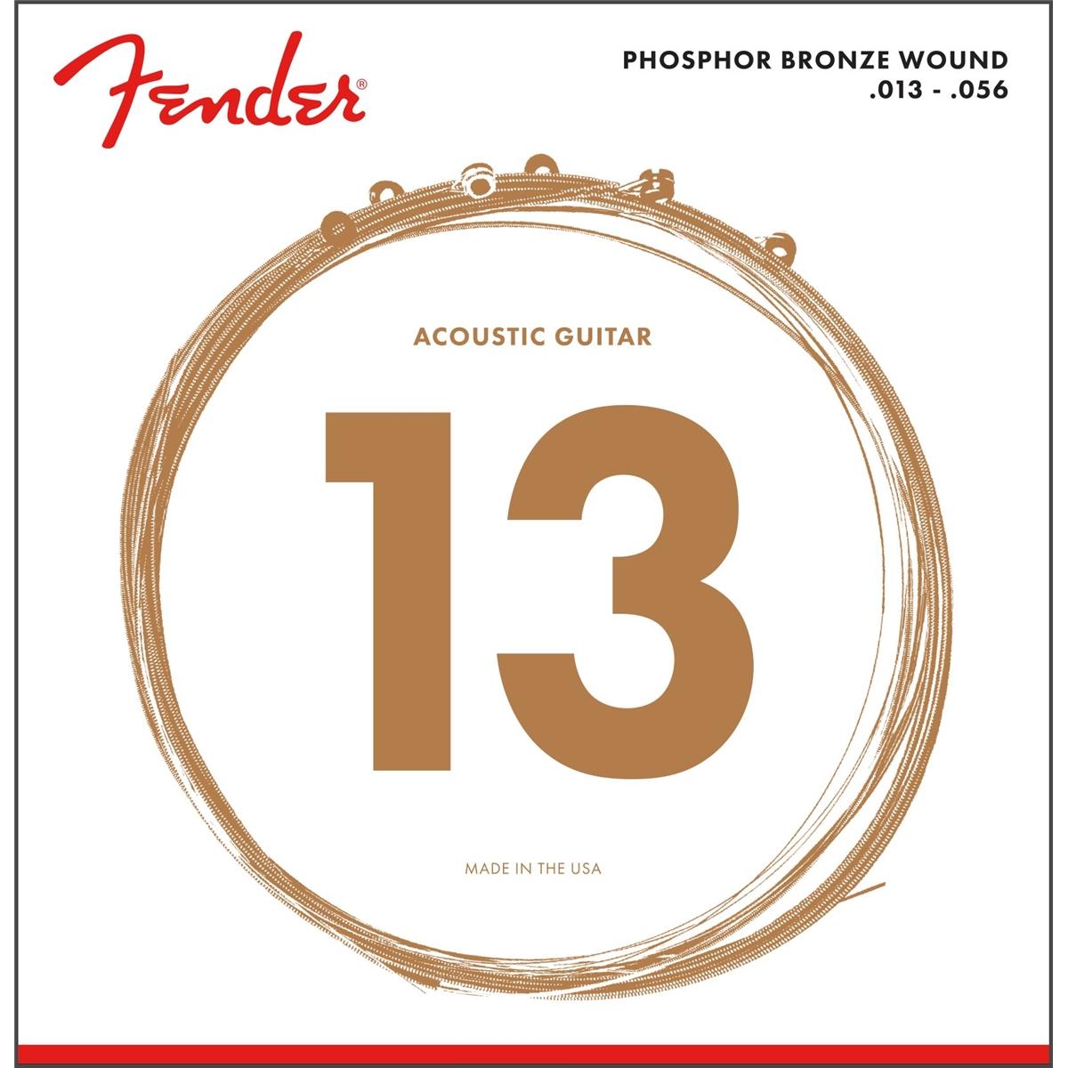 Fender 60M Phosphor Bronze Akustik Gitar Teli (13-56)