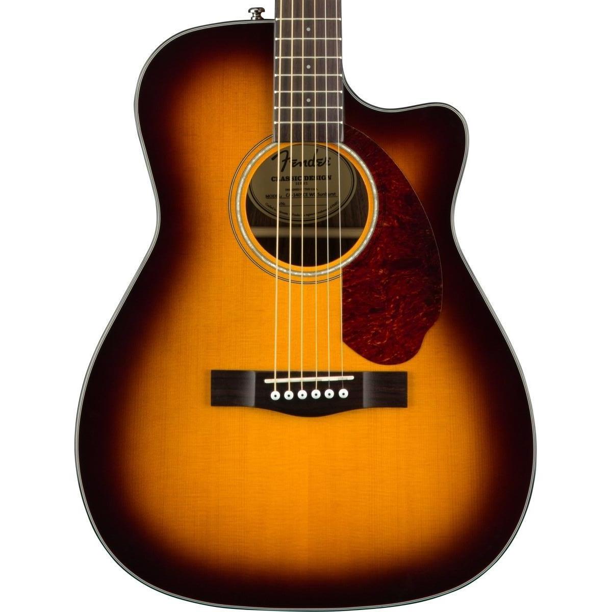 Fender CC-140SCE Concert Elektro Akustik Gitar