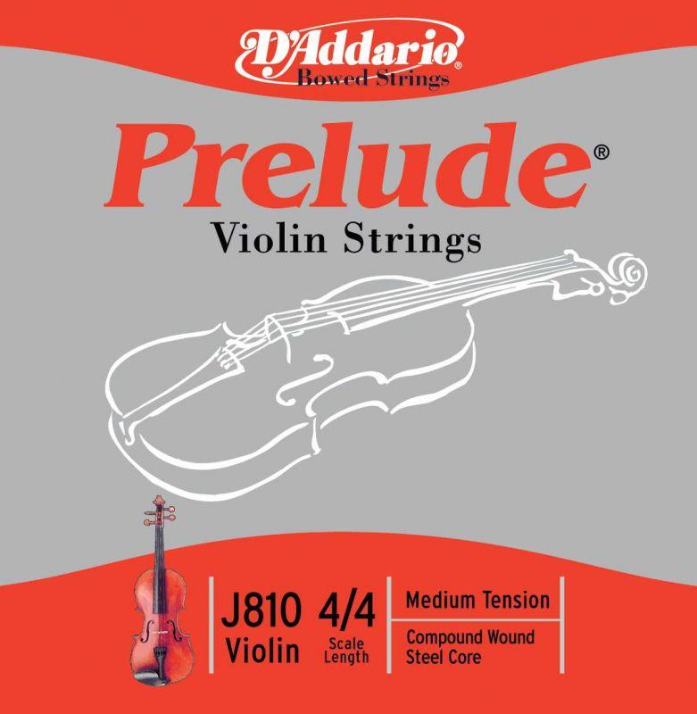D'Addario J81044MB10 Prelude 4/4 Keman Teli - Medium (10'lu Paket)