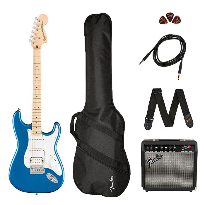 Squier Affinity Series Stratocaster HSS Pack Elektro Gitar Seti