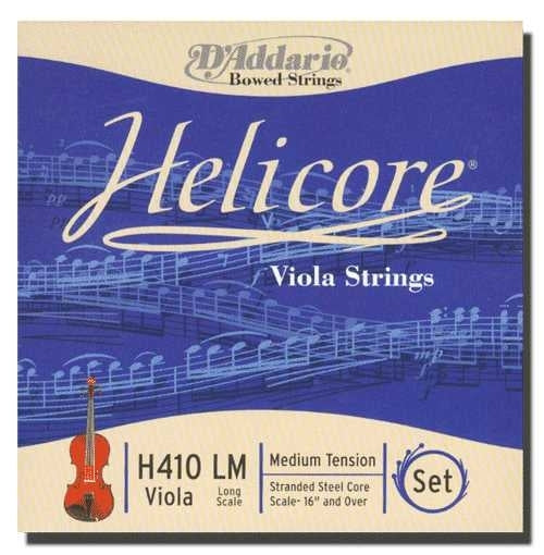 D'Addario H410LM Helicore Viyola Teli - Medium