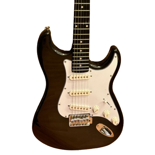 Vangoa Stratocaster Elektro Gitar - Siyah