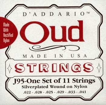 D'Addario J95 Silverplated Ud Teli