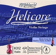 D'Addario H312 Helicore 4/4 Tek Keman Teli - Medium (La)