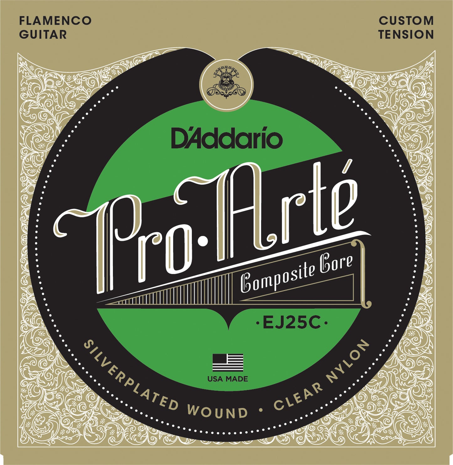 D'Addario EJ25C Pro-Arte Composite Flamenco Tension Klasik Gitar Teli - Clear