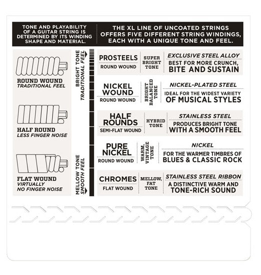 D'Addario EXL110-7 XL Nickel 7 Telli Elektro Gitar Teli - Regular Light (10-59)