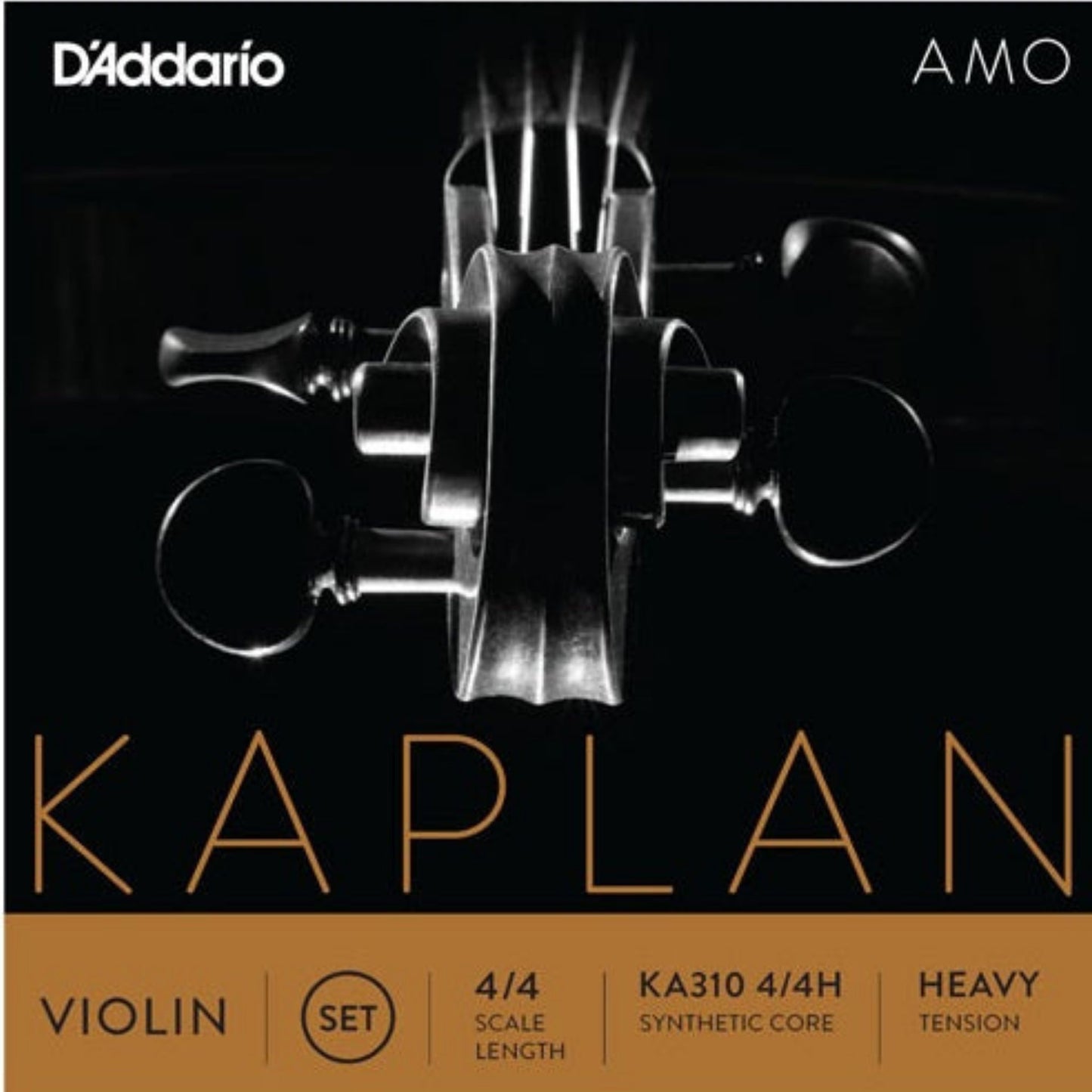 D'Addario KA310H Kaplan 4/4 Keman Teli - Heavy