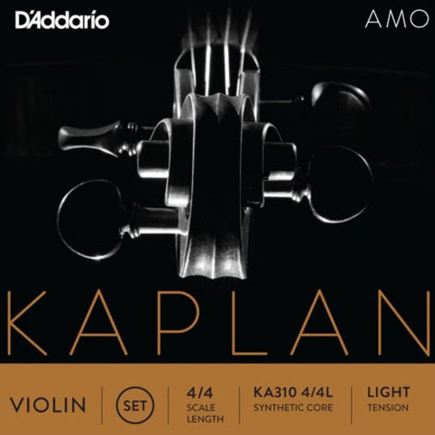 D'Addario KA310L Kaplan 4/4 Keman Teli - Light