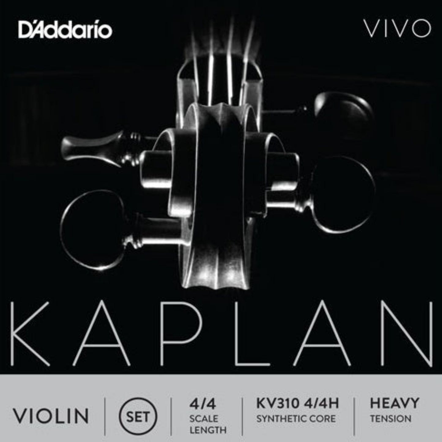 D'Addario KV310H Kaplan 4/4 Keman Teli - Heavy