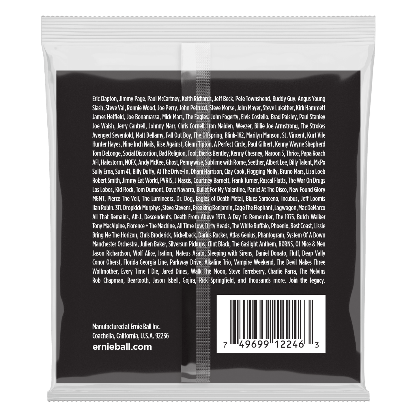 Ernie Ball 2246 Regular Slinky Stainless Steel Elektro Gitar Teli (10-46)