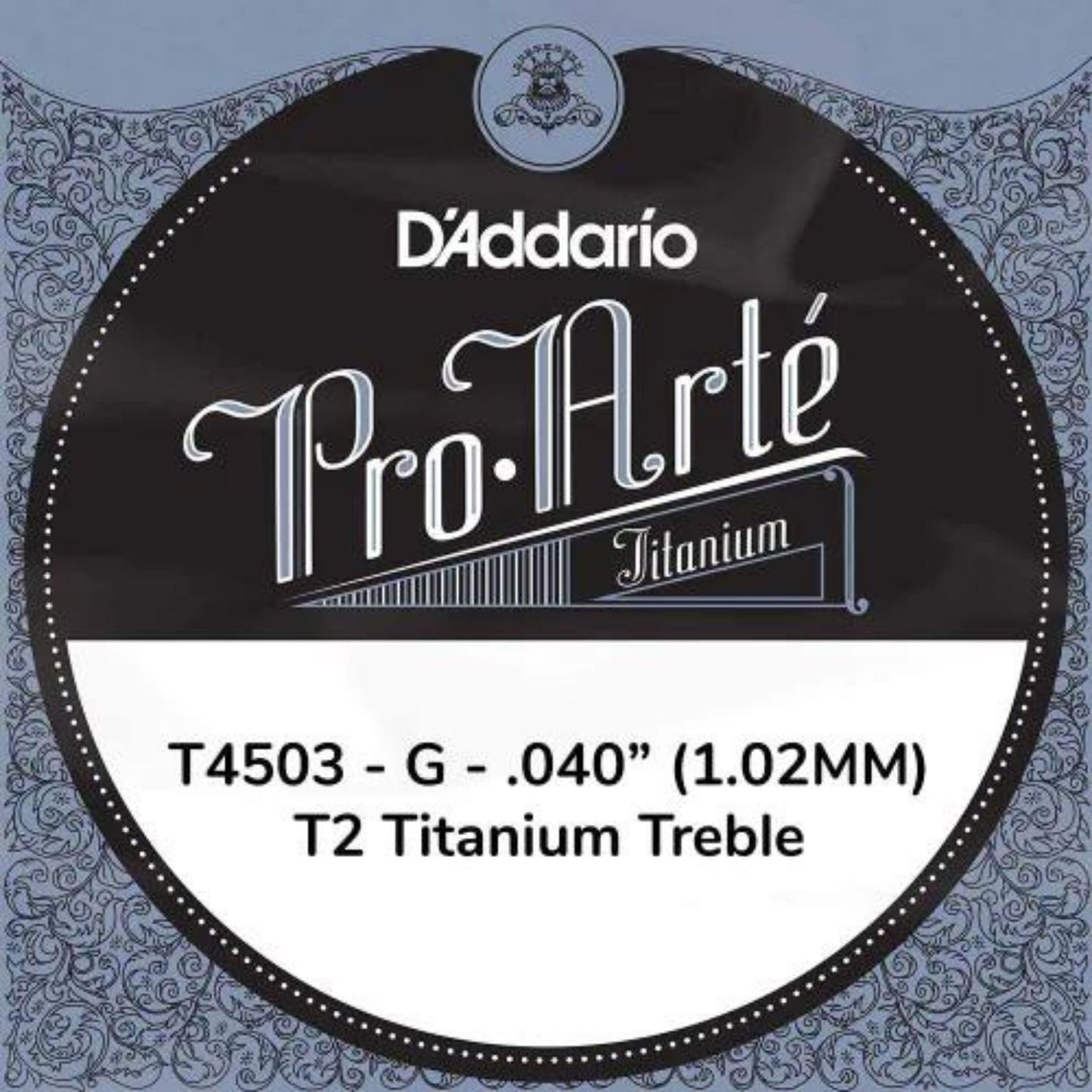 D'Addario T4503 T2 Titanium Normal Tension Klasik Gitar Tek Tel (Sol)