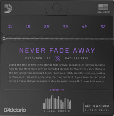 D'Addario XTAPB1152 XT Phosphor Bronze Akustik Gitar Teli - Custom Light (11-52)