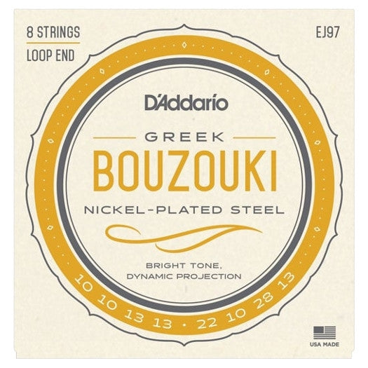 D'Addario EJ97 Nickel Plated Steel Greek Buzuki Teli