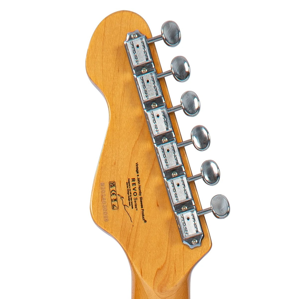 Vintage REVO Surfmaster 90 Elektro Gitar - Metallic Silver