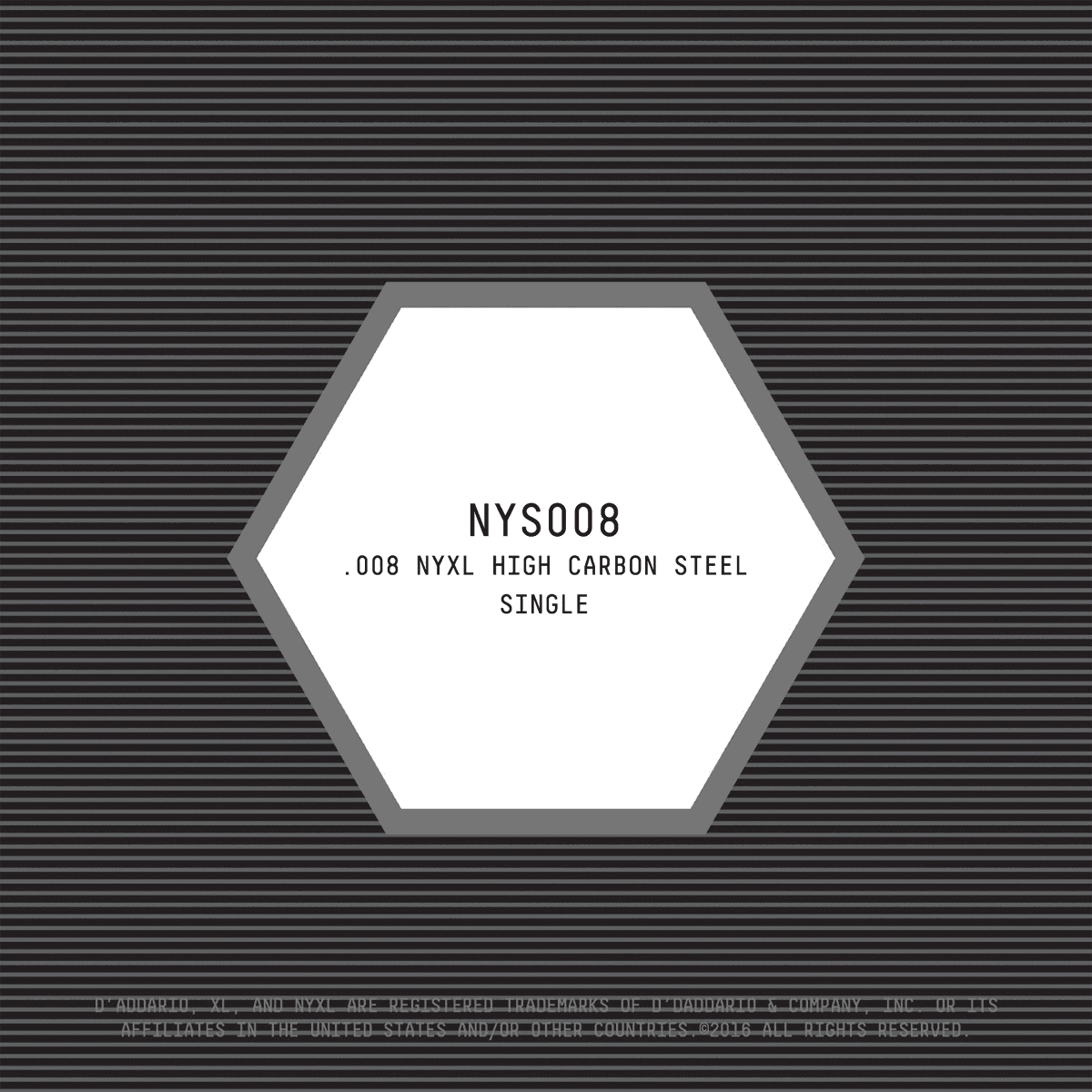 D'Addario NYS008 High Carbon Steel Single Elektro ve Akustik Gitar Tek Tel (8)