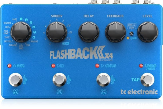 TC Electronic Flashback II X4 Gitar Efekt Pedalı