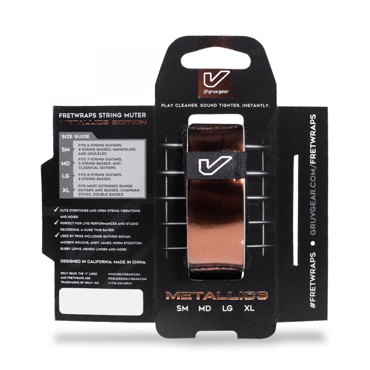 Gruv Gear Metals Bronze Small Fretwrap