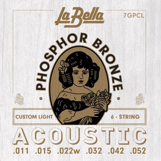 La Bella 7GPCL 11-52 Akustik Gitar Teli