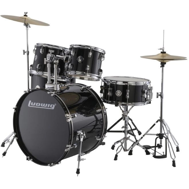 Ludwig Accent Fuse LC19011 Black Sparkle Akustik Davul Seti
