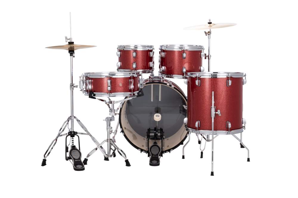 Ludwig Accent Fuse LC19014 Red Sparkle Akustik Davul Seti