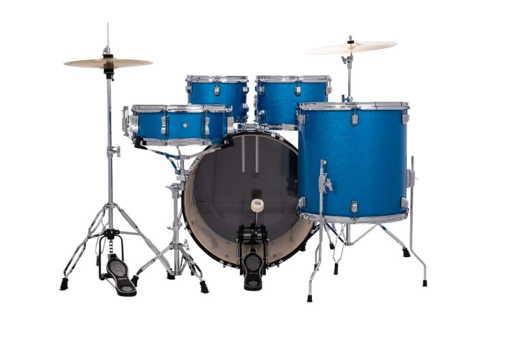 Ludwig Accent Fuse LC19019 Blue Sparkle Akustik Davul Seti