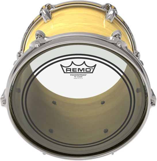 Remo P3-0312-BP- Powerstroke P3 Şeffaf 12" Davul Derisi