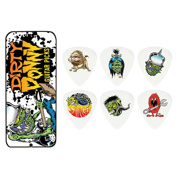 Jim Dunlop Dirty Donny Series 6'lı Paket Pena (0.73mm)