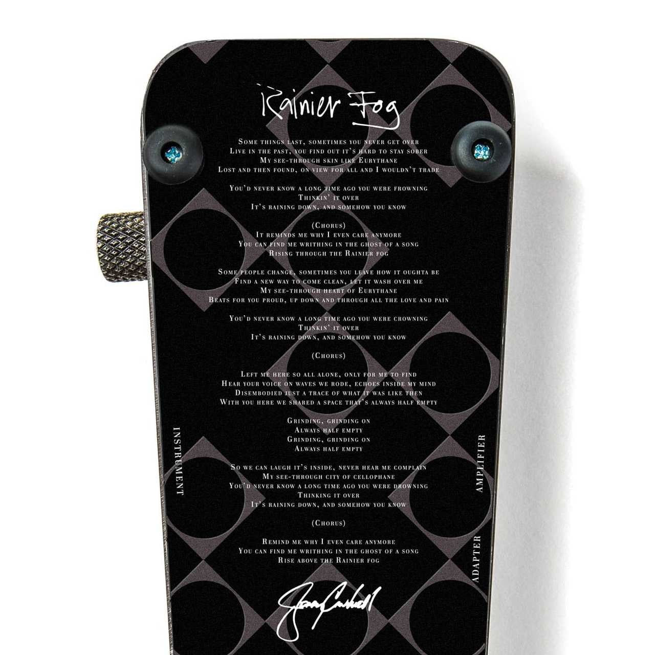 Jim Dunlop JC95B Jerry Cantrell Rainier Fog Cry Baby Wah Pedalı