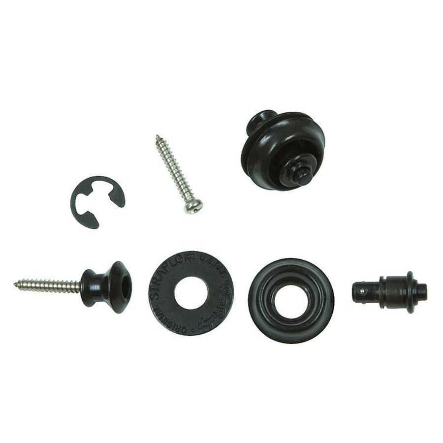 Jim Dunlop Straplok Dual Design Gitar Askı Kilidi - Siyah