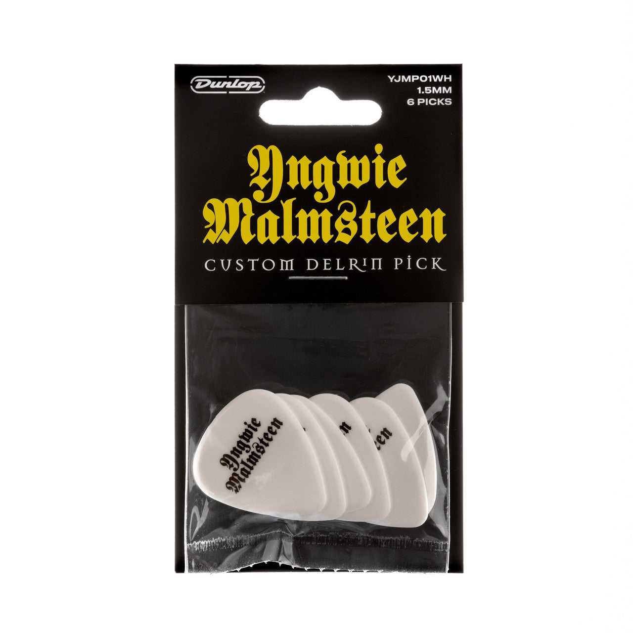 Jim Dunlop Yngwie Malmsteen Custom Delrin 6'lı Paket Pena (1.5mm)