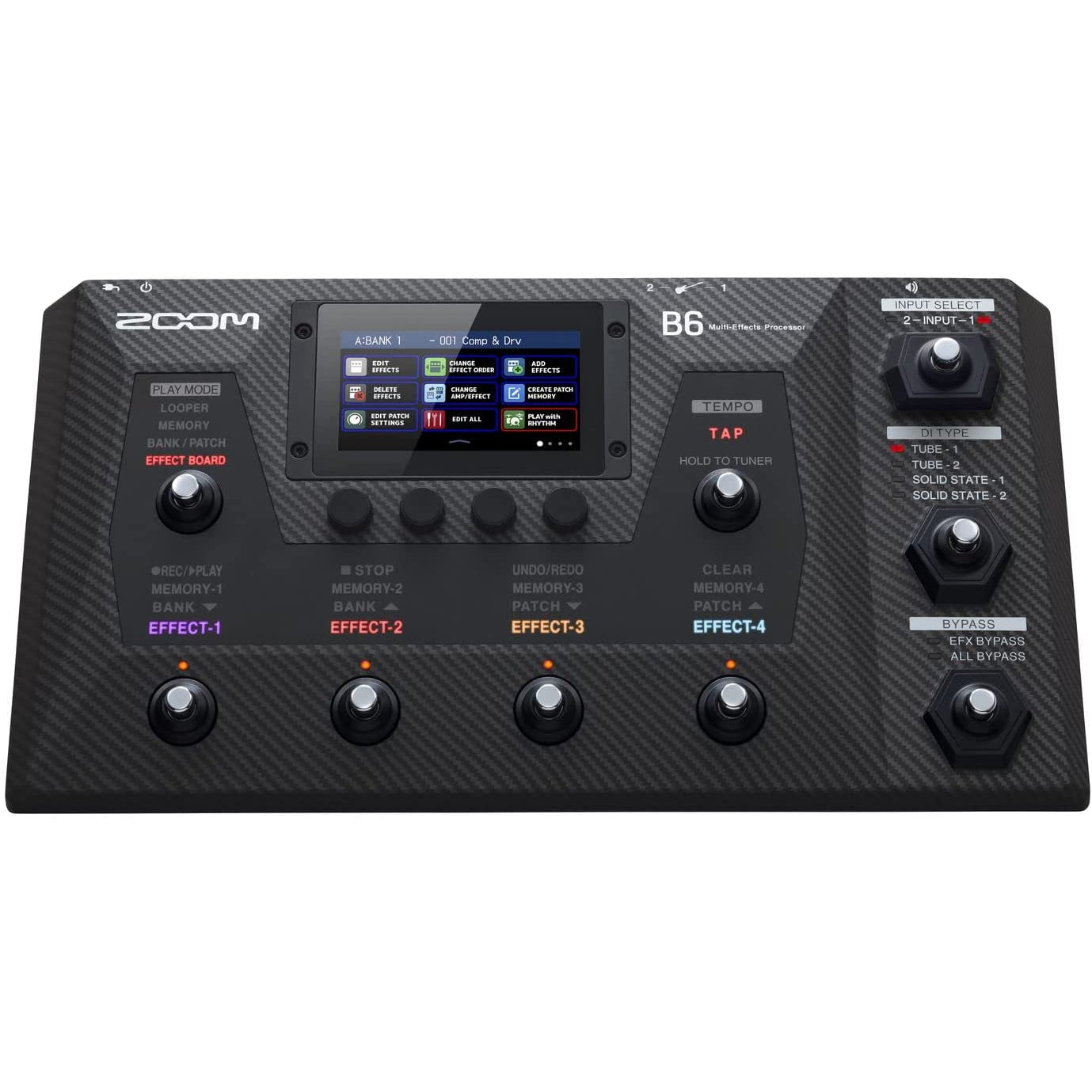 Zoom B6 Bass Multi-effects Processor – Kıvılcım Müzik
