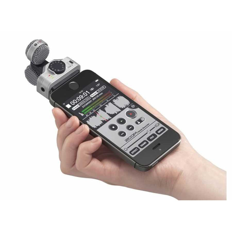 Zoom IQ7 Stereo Kayıt Mikrofonu iPhone/iPad/iPod Uyumlu – Kıvılcım