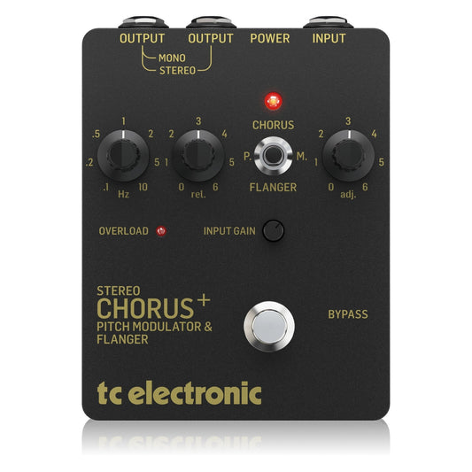 TC Electronic SCF Gold Stereo Chorus + Pitch Modulator Flanger Pedalı