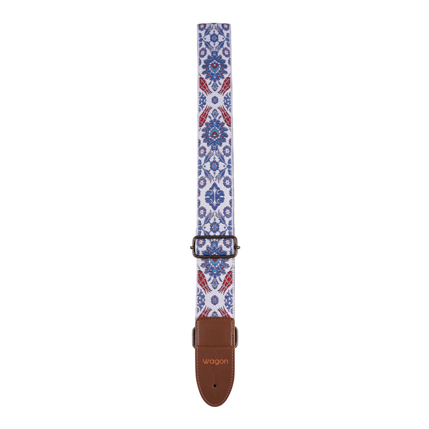 Wagon Straps Vintage Serisi Gitar Askısı - Turquoise Tulip