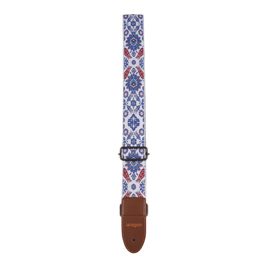 Wagon Straps Vintage Serisi Gitar Askısı - Turquoise Tulip