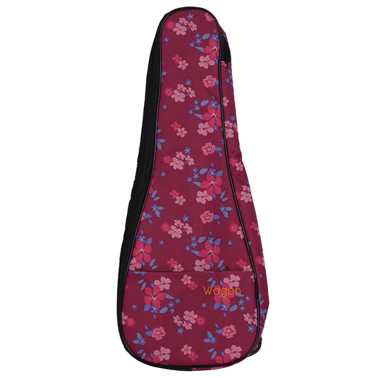 Wagon 03 Serisi Soprano Ukulele Çantası - Hibiskus Pembe