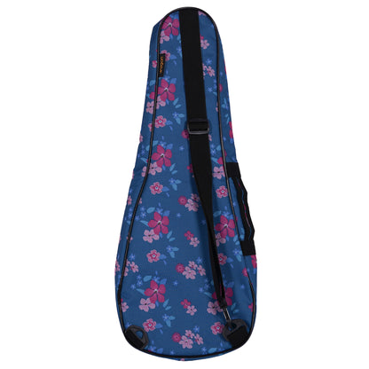 Wagon 03 Serisi Tenor Ukulele Çantası - Hibiskus Mavi