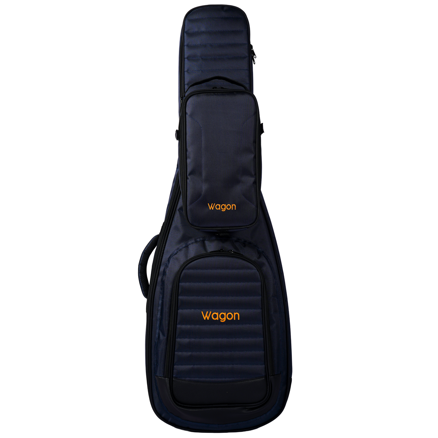 Wagon 05 Serisi Elektro Gitar + Mini Pedalboard Çantası - Mavi (2'li Paket)