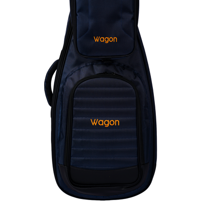 Wagon 05 Serisi Elektro Gitar + Mini Pedalboard Çantası - Mavi (2'li Paket)