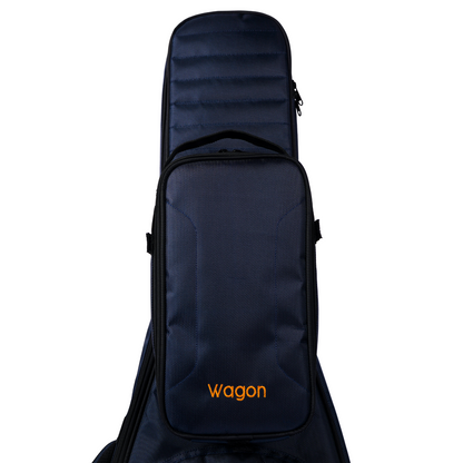 Wagon 05 Serisi Elektro Gitar + Mini Pedalboard Çantası - Mavi (2'li Paket)