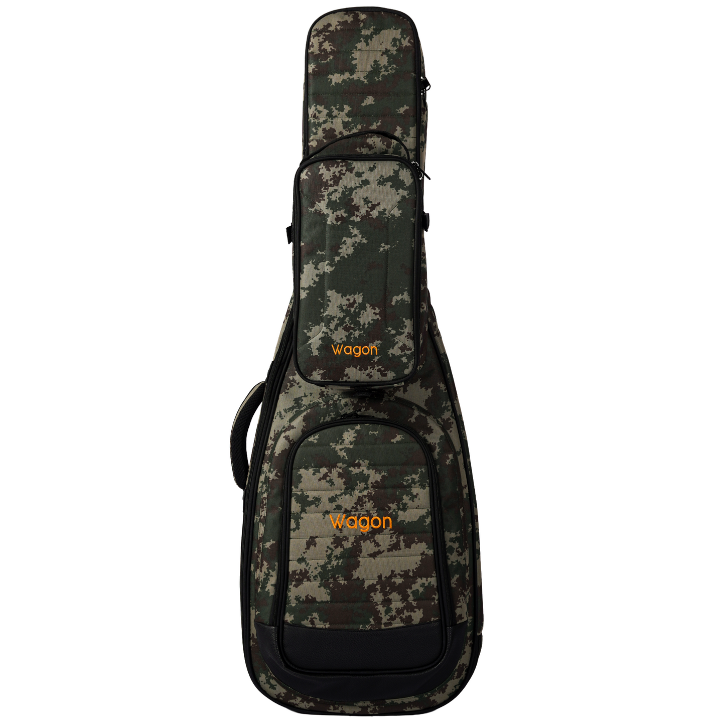 Wagon 05 Serisi Limited Edition Elektro Gitar + Mini Pedalboard Çantası - Kamuflaj (2'li Paket)