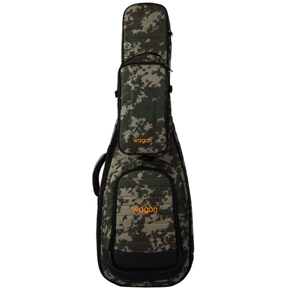Wagon 05 Serisi Limited Edition Elektro Gitar + Mini Pedalboard Çantası - Kamuflaj (2'li Paket)