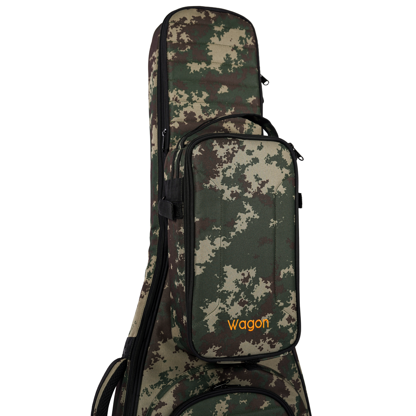 Wagon 05 Serisi Limited Edition Elektro Gitar + Mini Pedalboard Çantası - Kamuflaj (2'li Paket)