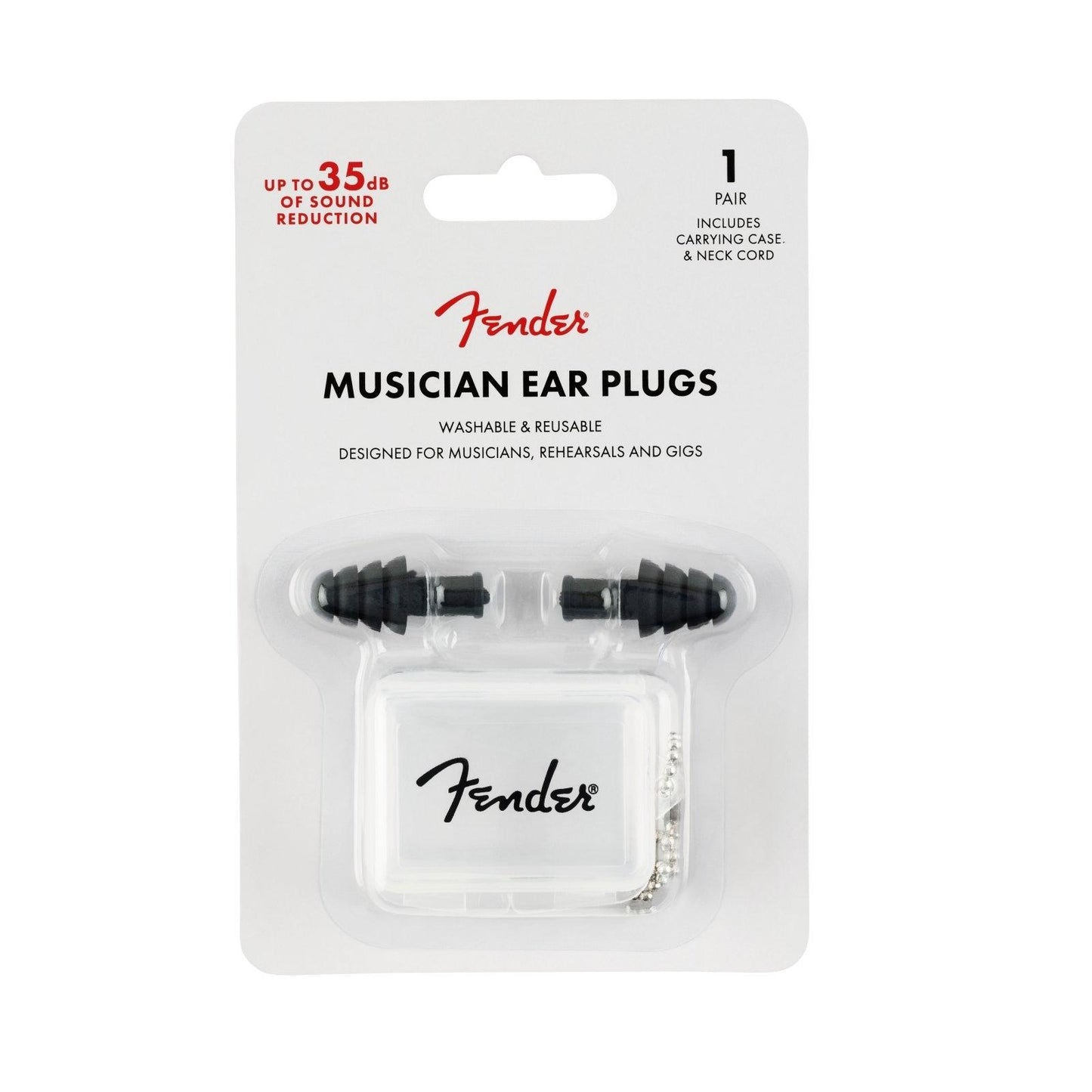 Fender Musician Series Black Ear Plugs Kulak Tıkacı