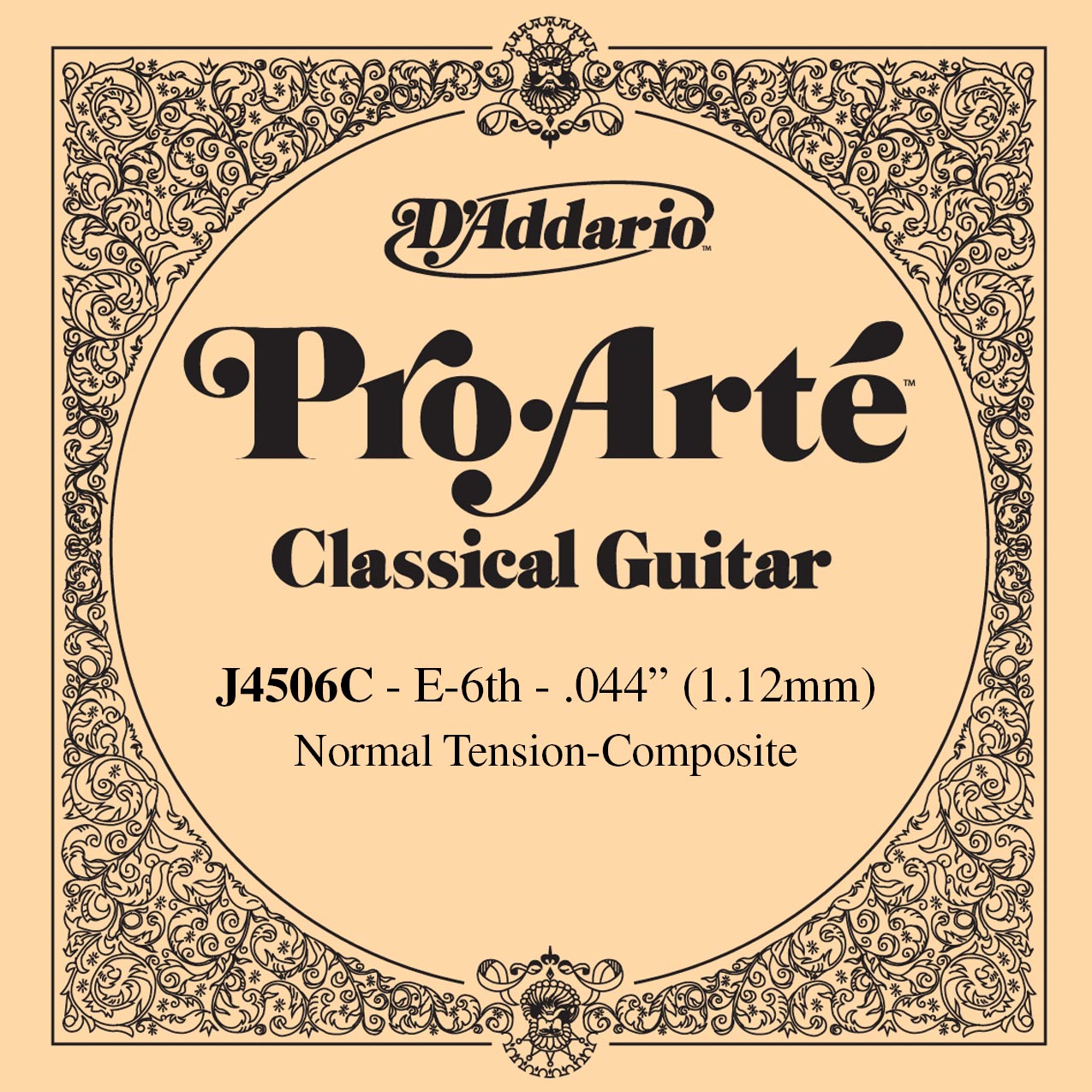 D'Addario J4506C Pro-Arte Composite Normal Tension Klasik Gitar Tek Tel (Mi)