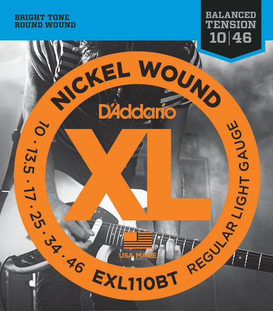 D'Addario EXL110BT XL Nickel Elektro Gitar Teli - Regular Light (10-46)