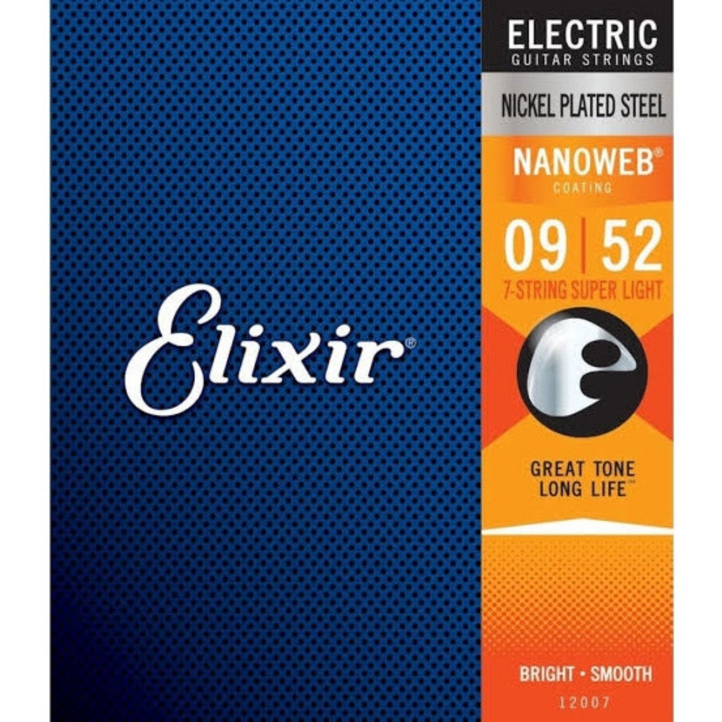 Elixir 12007 Nanoweb Super Light 7 Telli Elektro Gitar Teli (9-52)