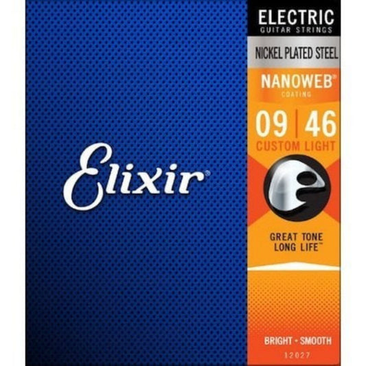 Elixir 12027 Nanoweb Custom Light Elektro Gitar Teli (9-46)