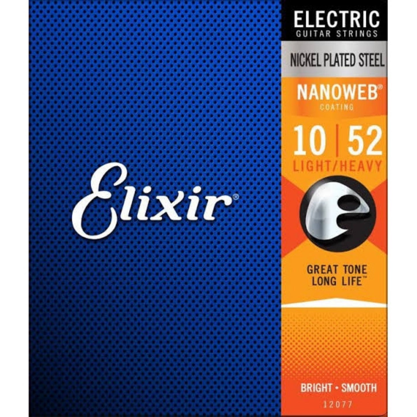 Elixir 12077 Nanoweb Light Heavy Elektro Gitar Teli (10-52)