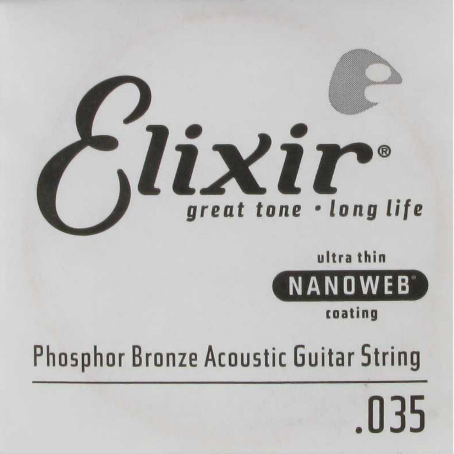 Elixir 14135 Nanoweb Phosphor Bronze Tek Akustik Gitar Teli (35)